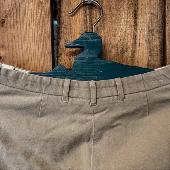 The Tailored Sportsman Beige Riding Breeches with Brown Knee Patches - Picture 4 of 6